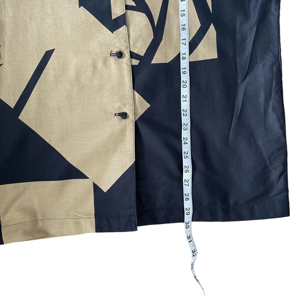 Penthouse Gallery by Catherine Ogust vintage cotton bold geometric retro shirt - Picture 7 of 15